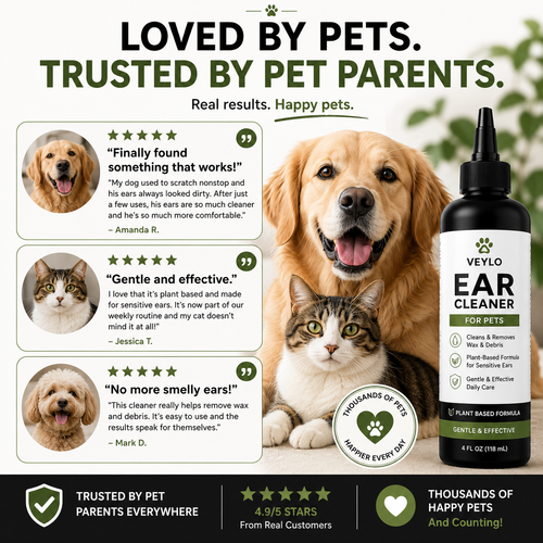 Veylo Gentle Ear Wash For Pets